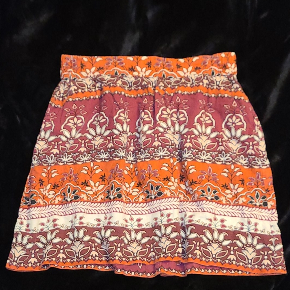 Linen Vintage Style Loft Skirt